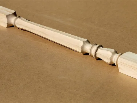 Колонна из сосны и ели 100 x 100 x 2700 мм, №10, класс Экстра
