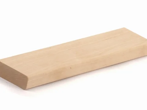 Полок из ольхи 27 x 120 x 2200 мм, класс Экстра