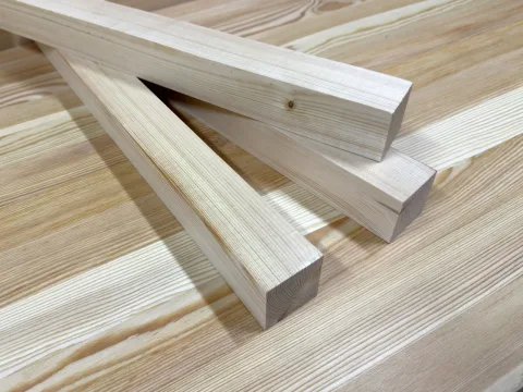 Брусок строганный из сосны и ели 45 x 45 x 3000 мм, класс A