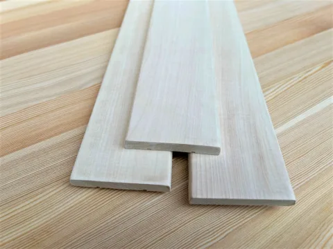Наличник из осины 13 x 70 x 1800 мм, класс Экстра