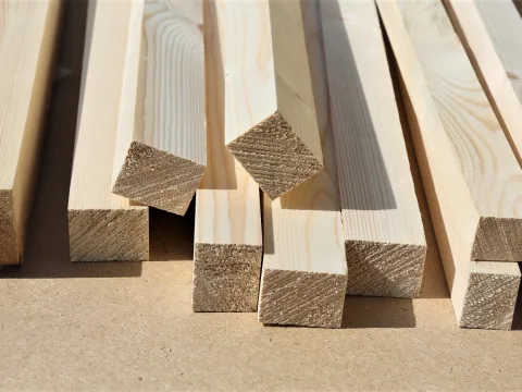 Брусок строганный из сосны и ели 40 x 60 x 3000 мм, класс AB