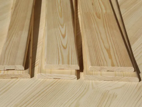 Наличник из сосны и ели 15 x 140 x 3000 мм, класс Экстра