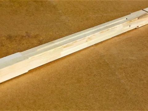 Колонна из сосны и ели 100 x 100 x 2700 мм, №7, класс Экстра