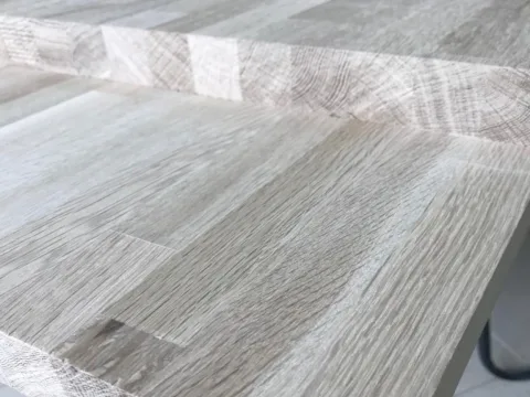 Ступень из дуба 40 x 300 x 2000 мм, «Сращенная», класс Экстра