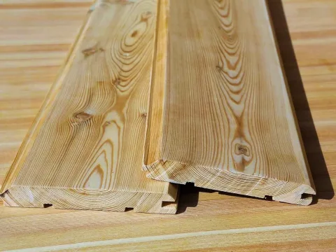 Имитация бруса из лиственницы 20 x 140 x 3000 мм, класс AB