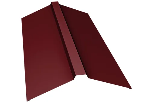 Конёк 120 x 120 x 2000 мм, фигурный, RAL 3005