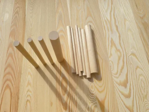 Шкант из сосны и ели 12 x 150 мм, нагель