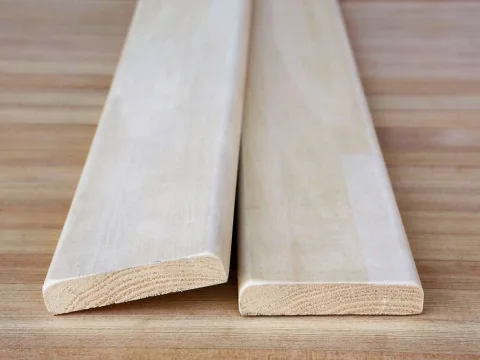 Наличник из липы 15 x 70 x 3000 мм, класс Экстра