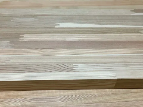 Подоконник из лиственницы 40 x 300 x 3000 мм, «Сращенный», класс Экстра
